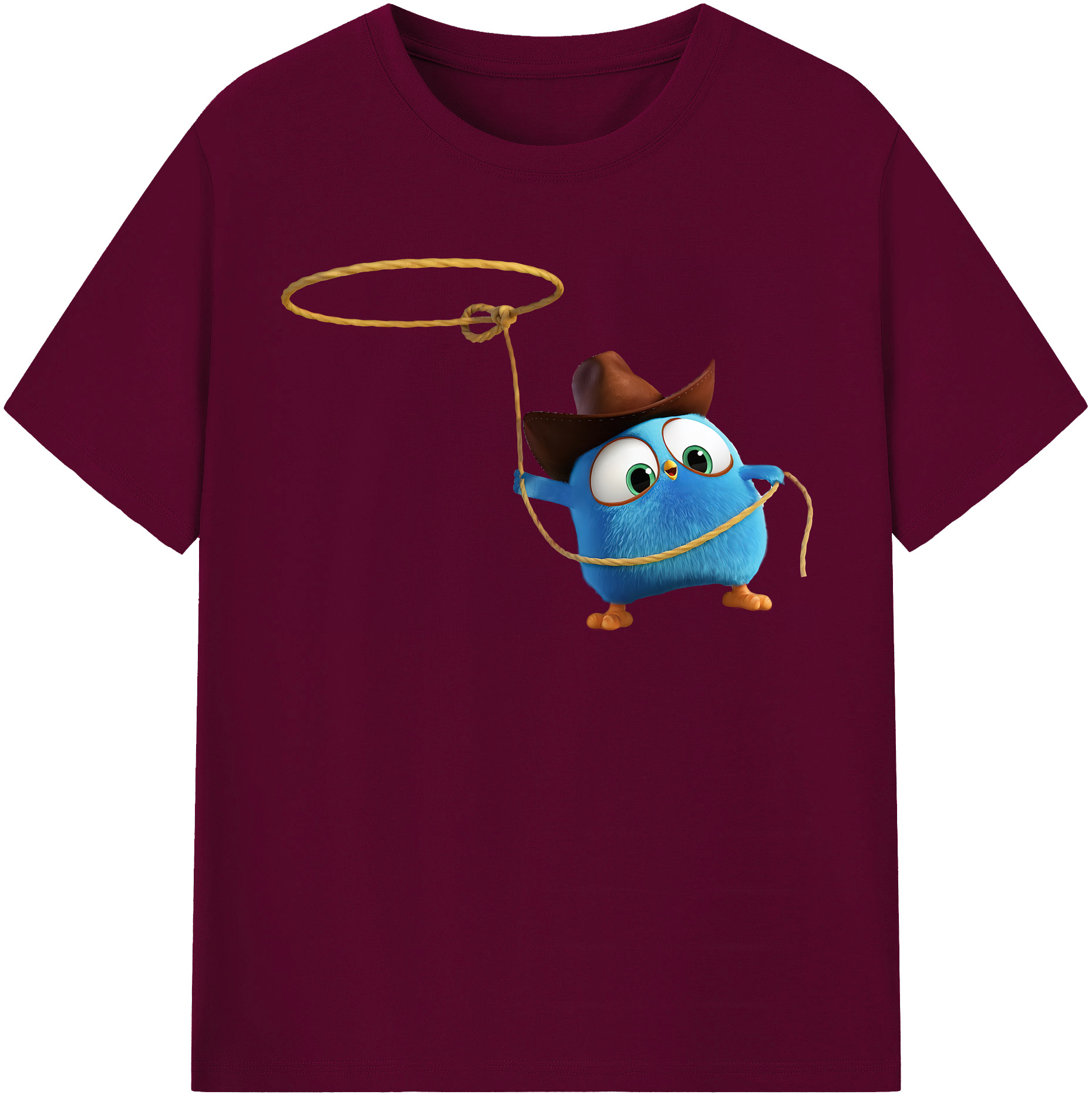 （画像用） Angry Birds アングリーバード レディースカジュアルプリントTシャツ（綿100％）